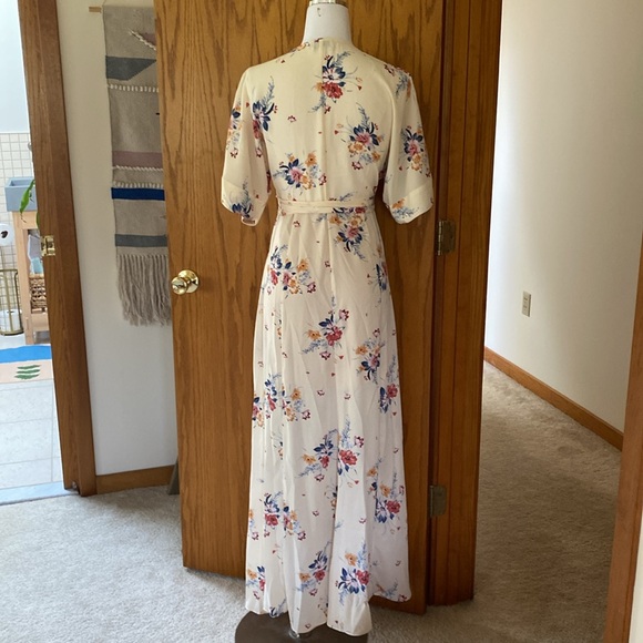 Printed maxi wrap dress size M - Picture 4 of 5